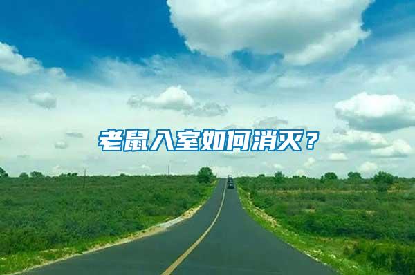 老鼠入室如何消滅？