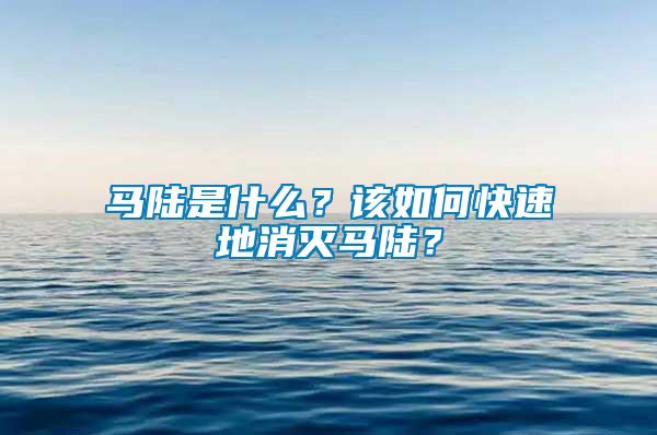 馬陸是什么？該如何快速地消滅馬陸？