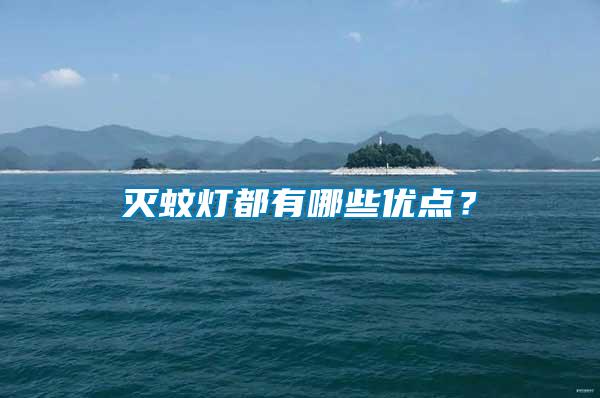 滅蚊燈都有哪些優(yōu)點(diǎn)？