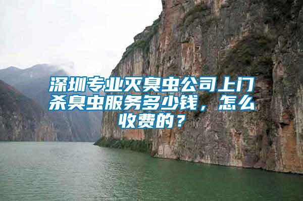 深圳專業(yè)滅臭蟲公司上門殺臭蟲服務多少錢，怎么收費的？