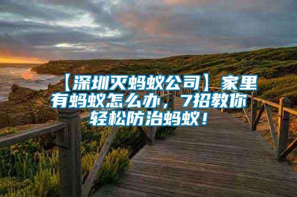 【深圳滅螞蟻公司】家里有螞蟻怎么辦，7招教你輕松防治螞蟻！