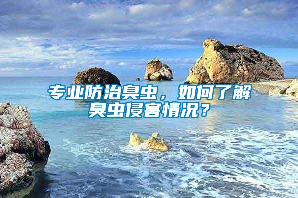 專業(yè)防治臭蟲，如何了解臭蟲侵害情況？