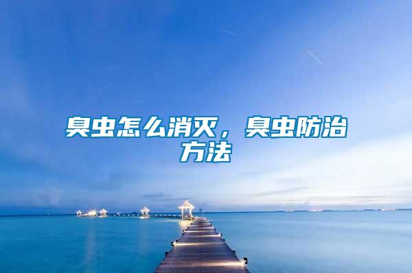 臭蟲怎么消滅，臭蟲防治方法