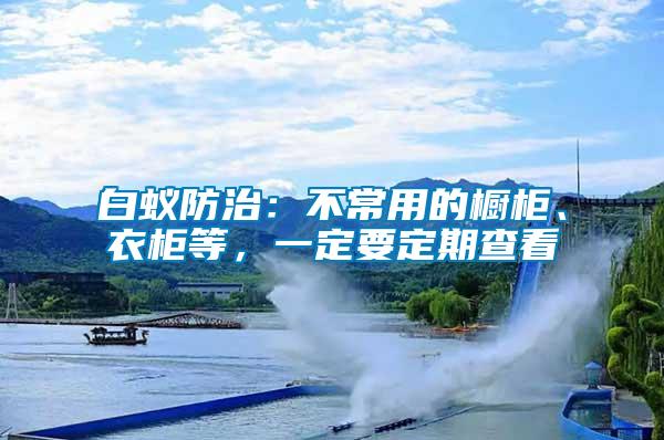 白蟻防治：不常用的櫥柜、衣柜等，一定要定期查看